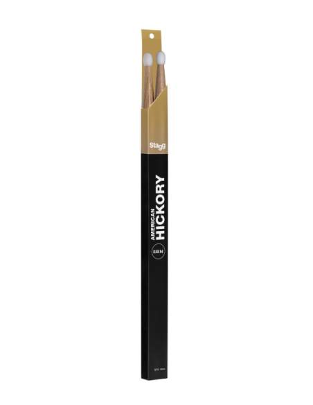 Pair of Hickory Sticks, V series /5BN - Nylon Tip