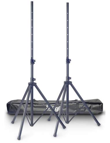 Set of 2 aluminium speaker stands