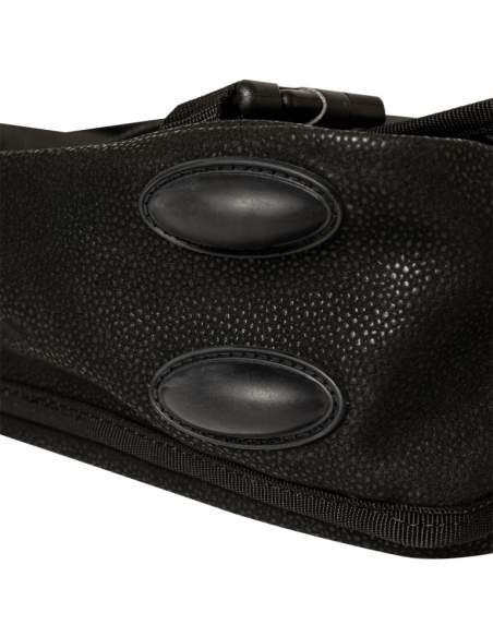 Soft bag for clarinet, faux leather, black