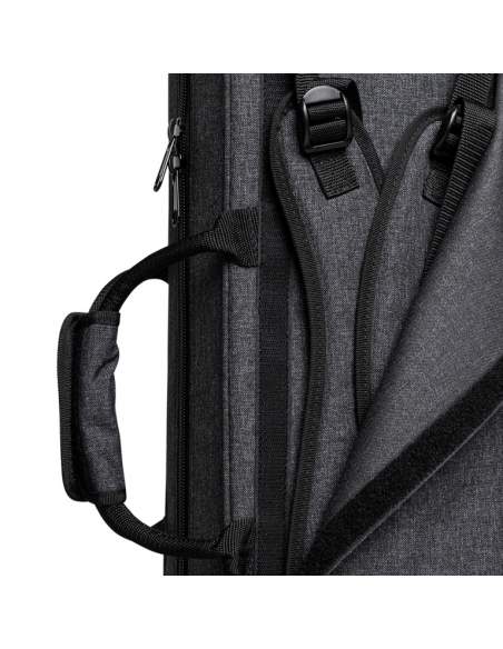 Soft case for trombone, grey