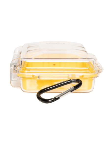 Water- and dustproof universal transport case with rubber lining