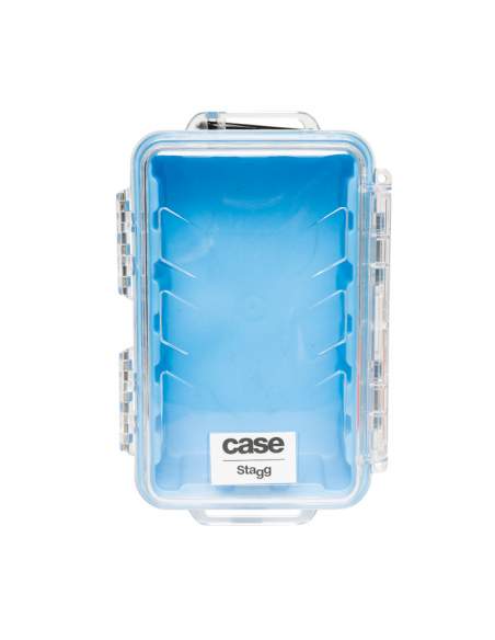 Water- and dustproof mini universal transport case with rubber lining