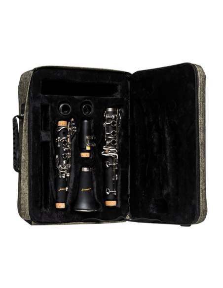 Soft case for Boehm clarinet, bright green