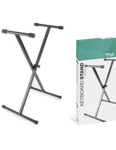 Single Braced X-Style Keyboard Stand - Welded