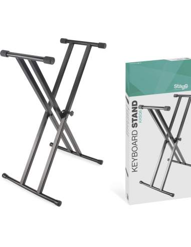 Double Braced X-Style Keyboard Stand - Welded