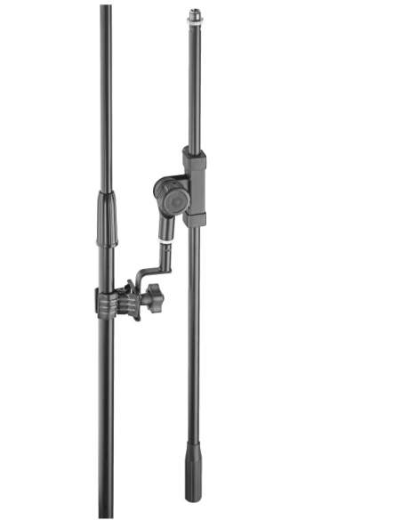 Universal microphone boom arm with clamp