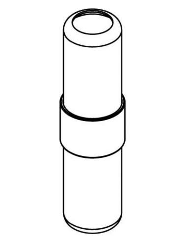 Two-sided vertical connector for display panel - 2 pieces