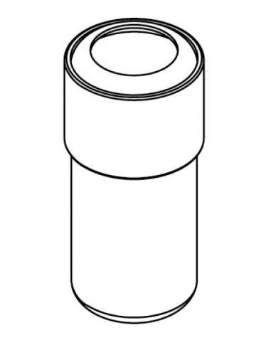 One sided connector for display panel - 2 pieces