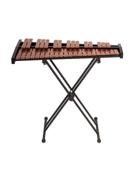 37-Key desktop synthetic xylophone set, with stand