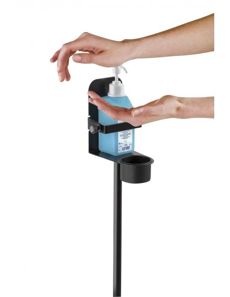 Disinfectant stand with bracket K&M 80310 black