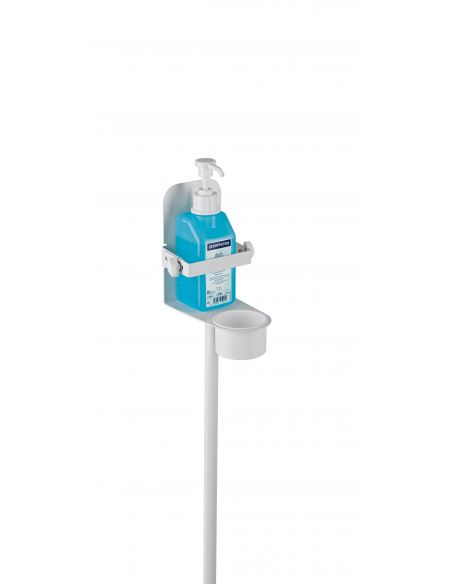 Disinfectant stand with bracket K&M 80310 pure white