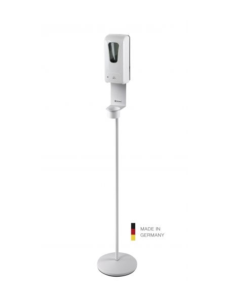 Disinfectant stand including sensor dispenser K&M 80329 pure white