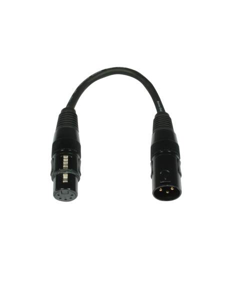 DMX adapteris ADJ AC-DMXT/3M5F 3pin m - 5pin f