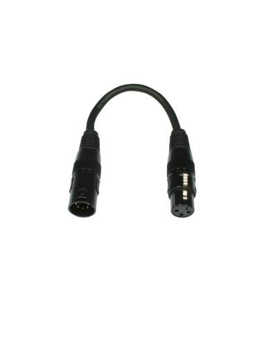 DMX adapter 5-pin/m - 3-pin/f ADJ AC-DMXT/5M3F