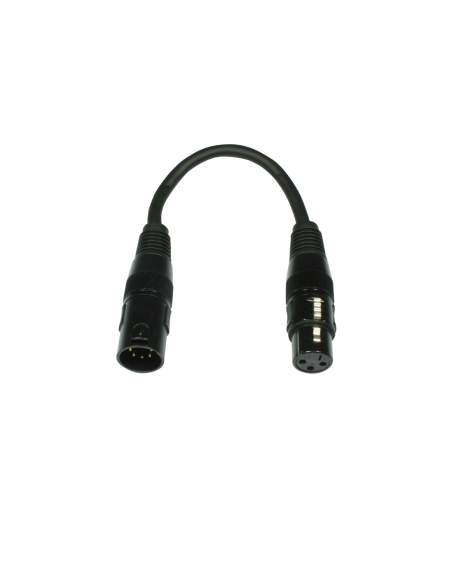 DMX adapter 5-pin/m - 3-pin/f ADJ AC-DMXT/5M3F