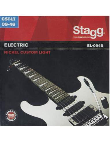 Nickel plated steel set of strings for Electric guitar