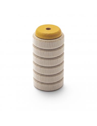 Rohema Scrapy Shaker | Yellow - Medium Pitch Bel