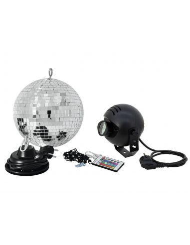 EUROLITE Mirror Ball set 20 cm 50101857