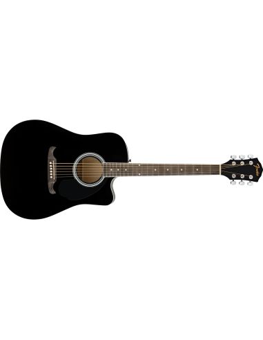 Acoustic guitar Fender FA-125CE Dreadnought, Black WN