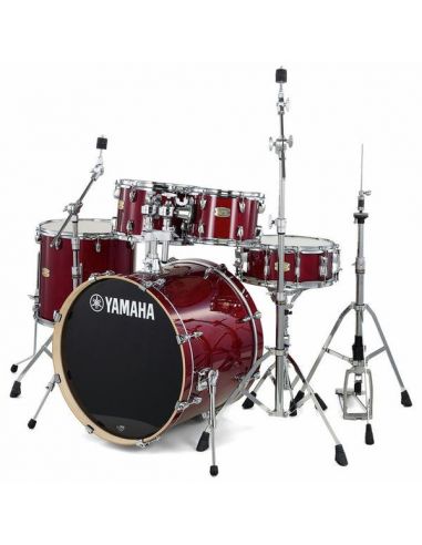 Akustiniai būgnai Yamaha Stage Custom Birch CR su stovais, be lėkščių