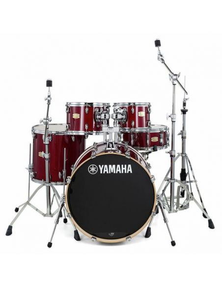 Akustiniai būgnai Yamaha Stage Custom Birch CR su stovais, be lėkščių