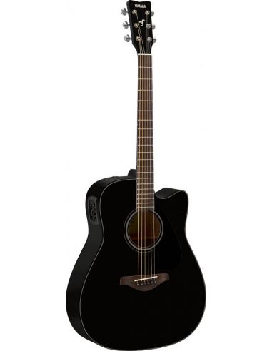 Folk Guitar Yamaha FGX800C BLACK02