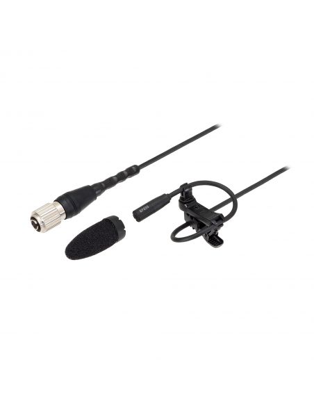 Omni Condenser Lavalier Microphone CH Connector Black Audio-Technica BP899cH