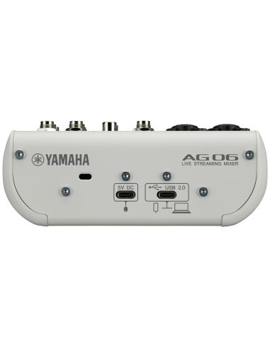 Yamaha AG06 MKII white | Muzi.lt