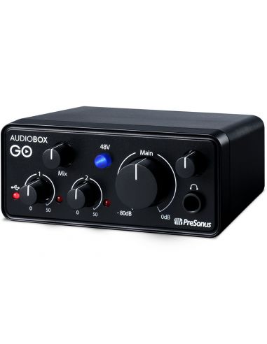 Audio interface Presonus AudioBox GO, juoda