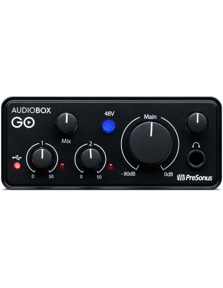 Audio interface Presonus AudioBox GO, juoda