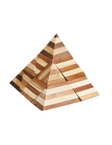 IQ-Test Puzzle Fridolin "Pyramide", IQ-Test, bamboo