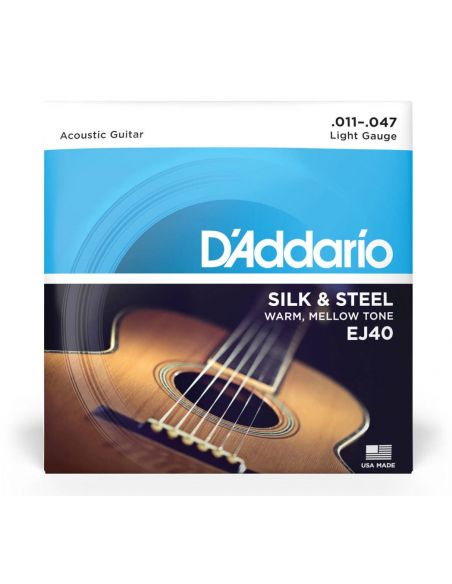 Acoustic guitar strings D'Addario EJ40 .011