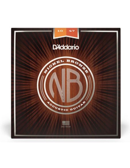 Acoustic Guitar Strings D'addario NB1047