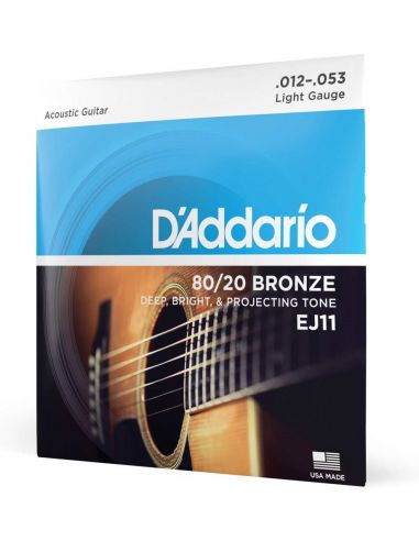 Acoustic guitar strings Daddario EJ11 .012