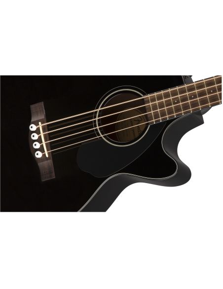 Acoustic bass guitar Fender CB-60SCE A-Bass, black