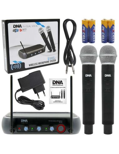 Wireless microphones set DNA FV DUAL VOCAL