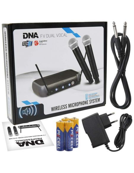 Wireless microphones set DNA FV DUAL VOCAL