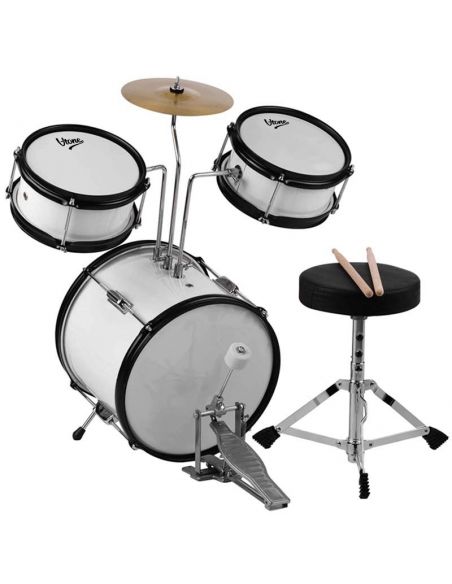 Junior drum set V-TONE VD JUNIOR, white