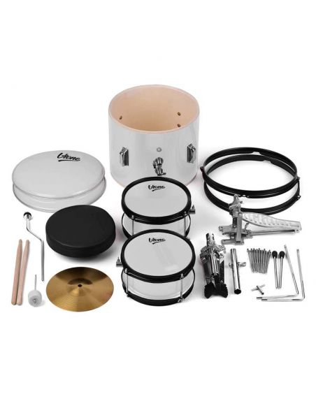 Junior drum set V-TONE VD JUNIOR, white