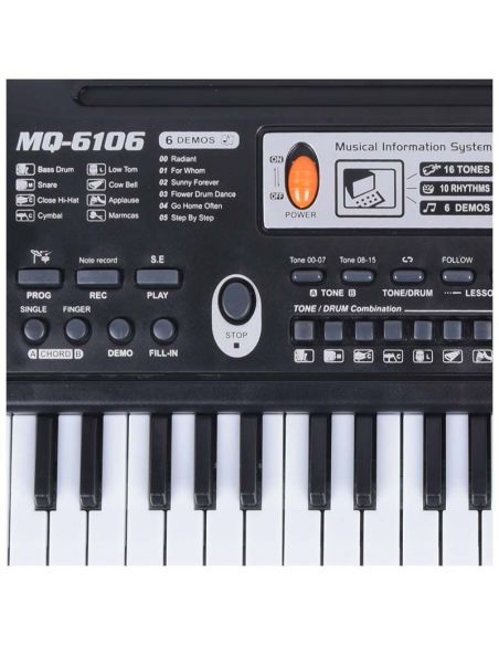 MQ 6106 KEYBOARD organy z mikrofonem dla dzieci