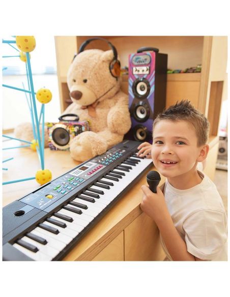 MQ 601 UFB KEYBOARD organ with microphone for children