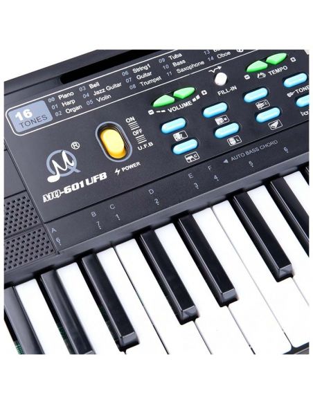 MQ 601 UFB KEYBOARD organ with microphone for children