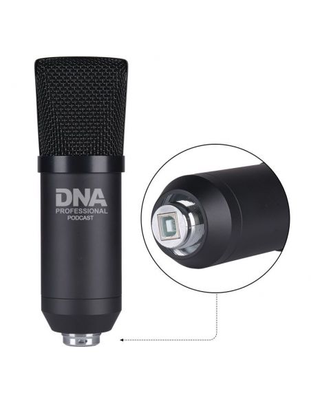 USB condenser microphone set DNA PODCAST 700