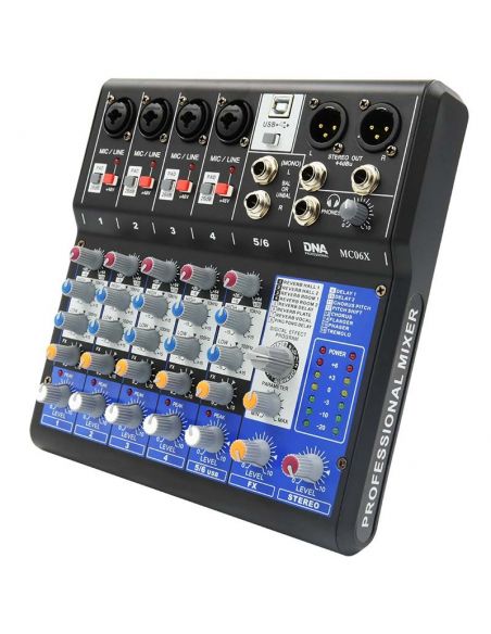 Analog audio mixer MC06X