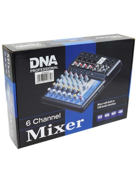 Mikser audio analogowy 4 kanały DNA MC06X