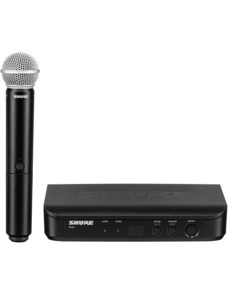 Bevielio mikrofono sistema Shure BLX24E/PG58-K14