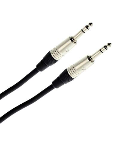 Audio kabelis Plugger Jack/Jack 6.3mm Stereo, 3m