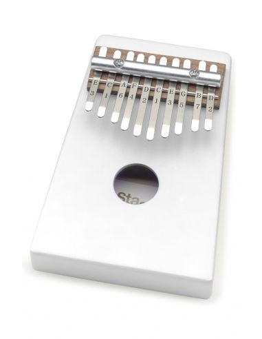 10 notes kid kalimba Stagg KALI-KID10-WH