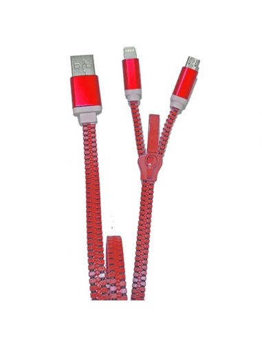 USB cable ZZIPP ZZACC2RS red