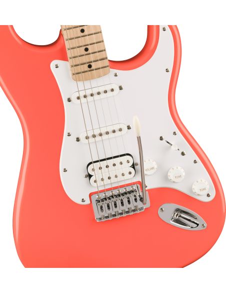 Elektrinė gitara Fender Squier Sonic Stratocaster HSS, Taičio koralas